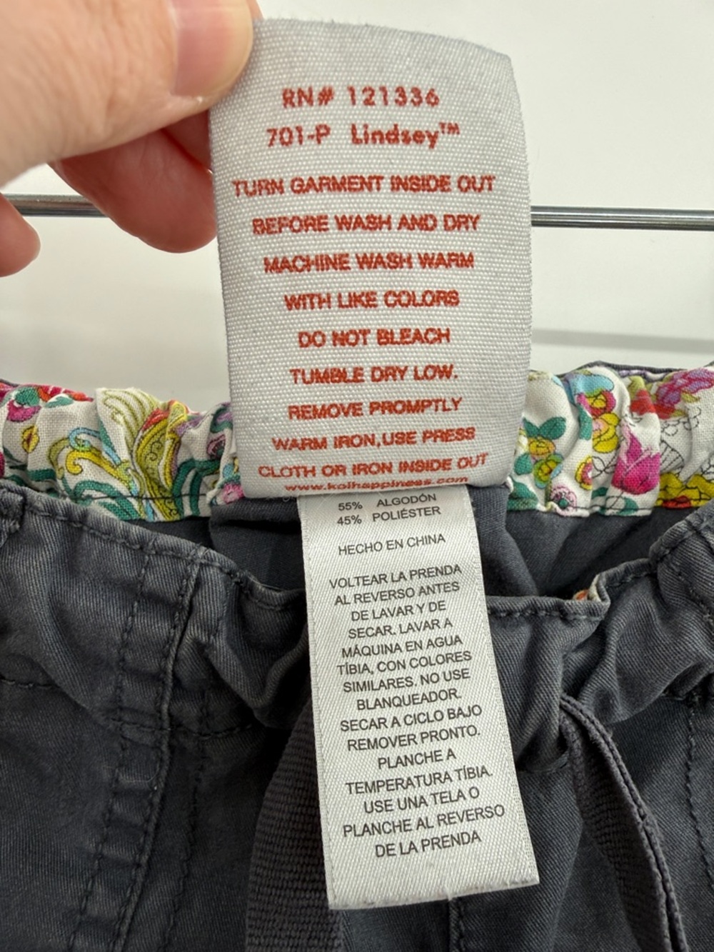 koi Lindsey Women's 7-Pocket Low-Rise Scrub Pants Size XS Petite Gray - Picture 8 of 11